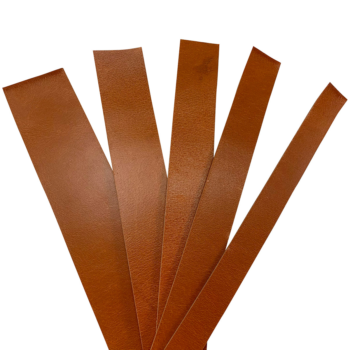 Buffalo Leather Strips 8/9 ounce 3/8 (9.5 mm) / Brown