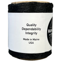 Black Waxed Poly Cord .030"