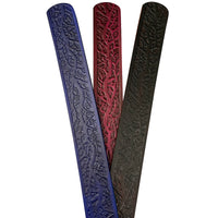 Embossed Gnarly Tree Leather Strip