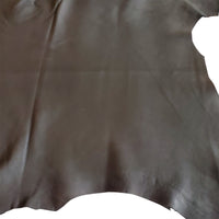 Deertan Goat Hide Black Genuine Goat Leather Average Size 4 sqft