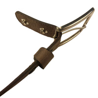 1.5"(38mm) Crazy Horse Solid Buffalo Leather Belt Handmade in Canada by Zelikovitz Size 26 - 60