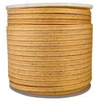 Cotton Wax Cord 3.0mm Flat - Natural