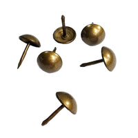 Upholstery Tacks French Natural 100 Pack Decorative Nails 3 Shank Length