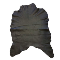 Deertan Goat Hide Black Genuine Goat Leather Average Size 4 sqft