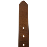 1.25"(32mm) Distressed Full Grain Leather Belt Handmade in Canada by Zelikovitz