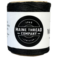 Black Waxed Poly Cord .030"