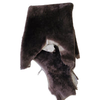 Leather Sheepskin Shearling Hides Fur Skin Hair On Avg 8.75 Sqft - Beva Brown
