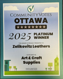 Thank's Ottawa for voting us as your Favourite Arts and Craft Supplier 3rd Year in a Row!