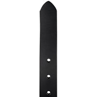 The Montreal Dress Belt - 100% Solid Leather Belt - Black