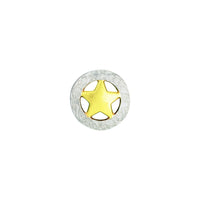 Texas Star Two Tone Screw Back Conchos SP/GP