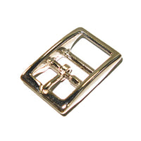 Nickel Plated Steel Double Bar Buckle 1514-00 Strap Buckle Leathercraft - 3 Sizes