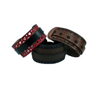 Leather Wrap Cuff Bracelet Kit - Black