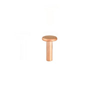Tubular Rivets 100 pack 7/16" Copper Plated