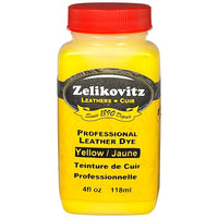 Zeli Pro Waterbased Leather Pigment Dye 4 Ounce Bottles