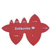 Pointed Multi-Strap End Template for Leather Straps