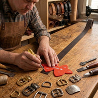 Pointed Multi-Strap End Template for Leather Straps