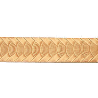 1-1/2" Embossed Reptile Weave Belt Blank