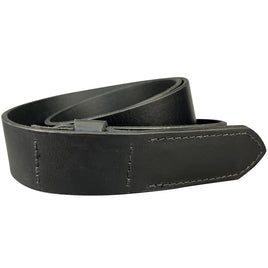 1.5"(38mm) Black Solid Buffalo Leather Mechanic's Belt Handmade in Canada by Zelikovitz