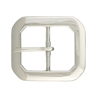 Clipped Corner Center Bar Buckles, 38mm (1-1/2")