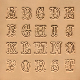 8139-00 Script Alphabet Stamp 27 Pcs Set, 19mm (3/4")
