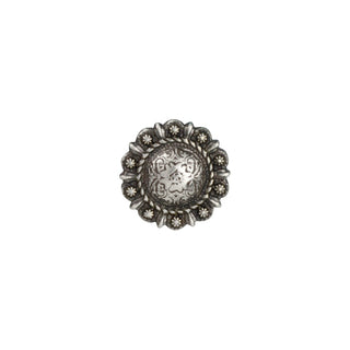 Traditional Roped Berry Screw Back Concho, AS, 20mm (3/4