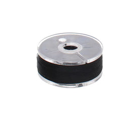 NYLINE Flat Nylon Thread- Black- Size B .20MM 75 Yards