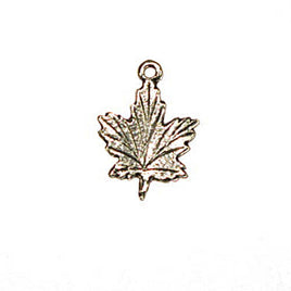 Pendant Maple Leaf - Antique Silver - 15*20mm