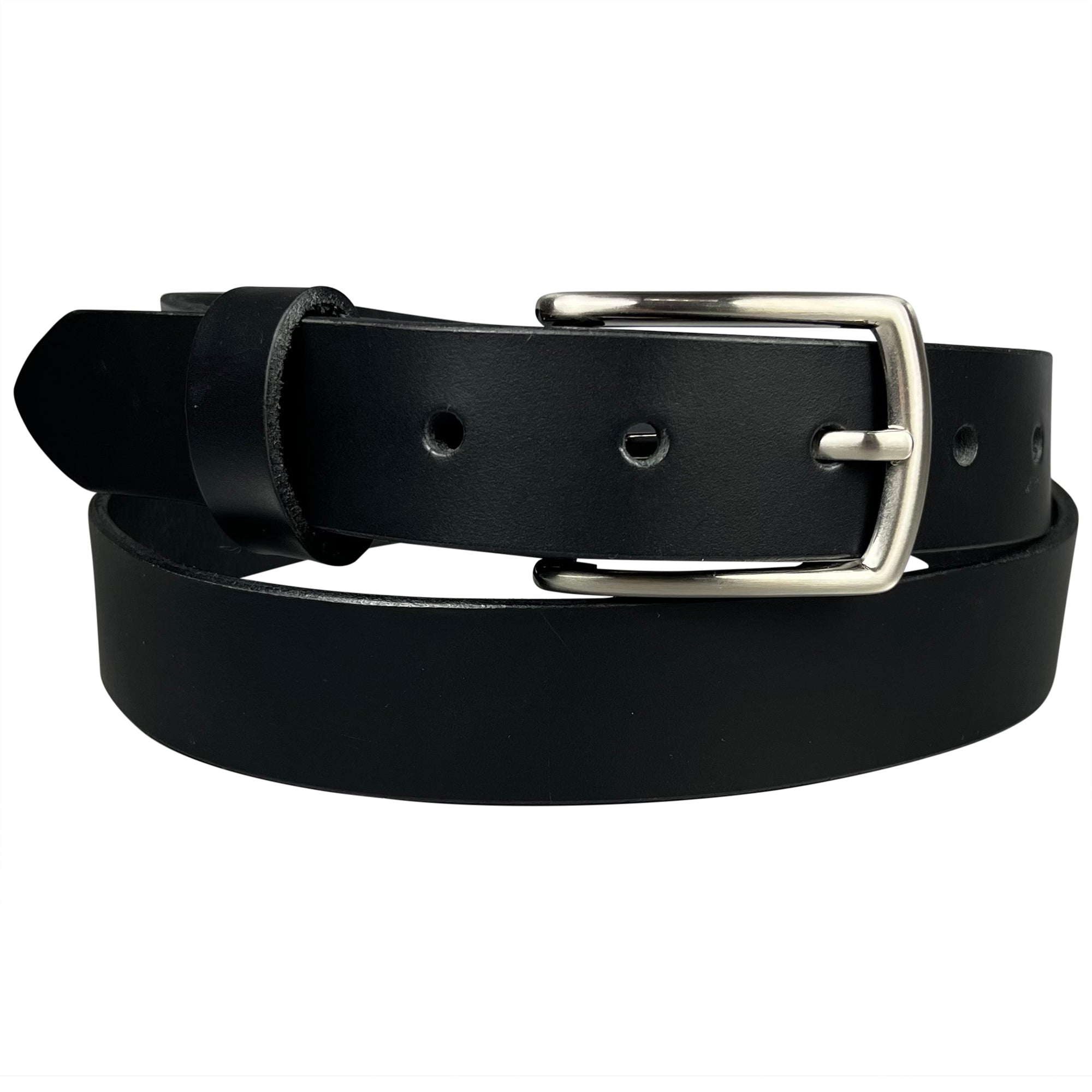 The Montreal Dress Belt - 100% Solid Leather Belt - Black The Montreal Dress Belt - 100% Solid Leather Belt - Black