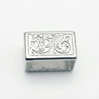 Somerset Engraved 3 Pcs Buckle Set, 20mm (3/4"), SP