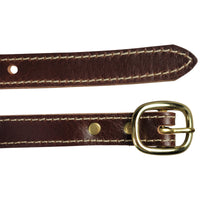 3/4" (19mm) Full Grain Stitched Belt Handmade in Canada by Zelikovitz