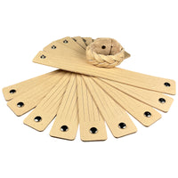 5-Strand Mystery Braid Bracelet Kit - Natural Vegtan 10 Pack