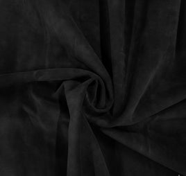 3/4 oz Cowhide Suede Split - Black