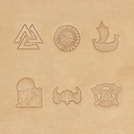 Viking Pattern 3D Stamp 7 Pcs Set