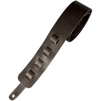 Guitar Strap Oiled Buffalo Leather - Brown