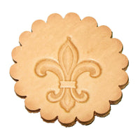 Fleur De Lys 3-D Leathercraft Stamp  8613-00