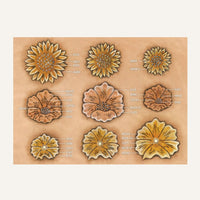 MakerAid® Flowers #1 Easy Trace Reusable Pattern