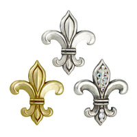 Fleur-de-Lis Screw Back Conchos