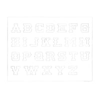 MakerAid® 1" Old Western Alphabet Easy Trace Reusable Pattern