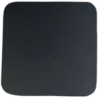 Square Coasters - Black Leather Coasters - Made in Canada