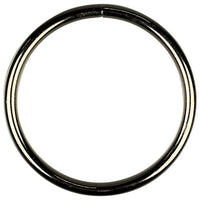 Solid Welded O Ring Nickel Plated - 3 Sizes