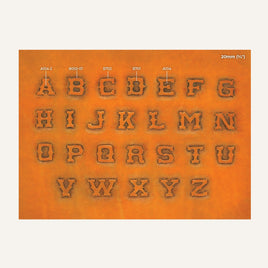 MakerAid® 3/4" Old Western Alphabet Easy Trace Reusable Pattern