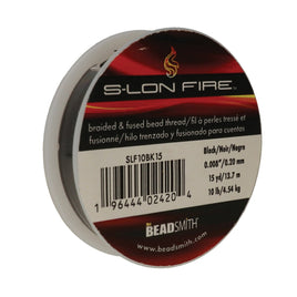 S-LON FIRE 10 lb Black 0.008 in/0.20 mm Dia 15 yards