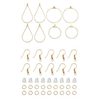 DIY Earring Making Kit - Golden