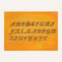 MakerAid® 3/4" Cursive Alphabet Easy Trace Reusable Pattern
