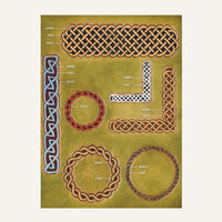 MakerAid® Celtic Circles & Borders Easy Trace Reusable Pattern