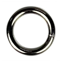 Solid Welded O Ring Nickel Plated 10/pk
