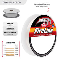 Fireline Thread 4lb Crystal 0.005in/0.12mm 15 Yard