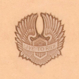 Motorcycle Wings 3-D Stamp 8540-00