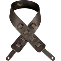 Guitar Strap Oiled Buffalo Leather - Brown