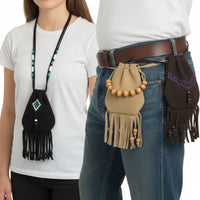Fringed Suede Bag Kit